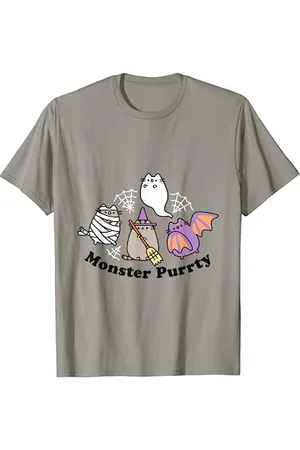 Pusheen Monster Purrty - Maglietta di Halloween Maglietta