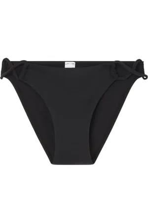 Women secret Black Neoprene Bikini Bottoms with Straps Brief, , XL Donna