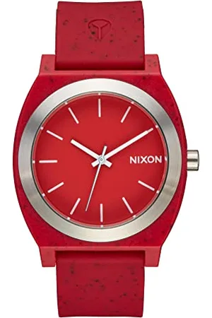 Nixon Orologio analogico al quarzo da uomo con cinturino in silicone A1361-200-00, , cinghia