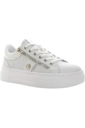 Lumberjack Daria, Scarpe con Lacci Donna, White/Silver, 36 EU
