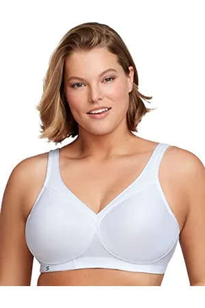 Glamorise Sport - Der ultimative Sport-BH für große Größen-Reggiseno Donna, (Weiss 110), 42F
