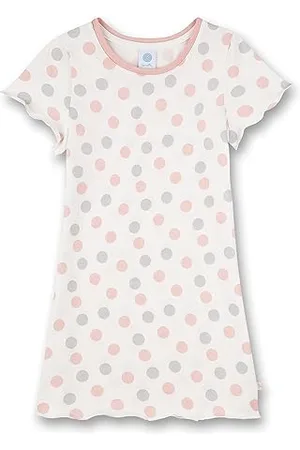 Sanetta Nachthemd Beige Maglia Lunga da Notte, 92 Bambina