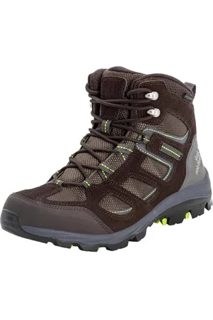 Jack Wolfskin Vojo 3 Texapore Mid M, Scarpe da Esterno Uomo, Marrone (Dark Brown Lime 2023), 44.5 EU