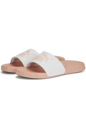 PUMA Popcat 20, Pantofole Unisex-Adulto, Bianco Albicocca Blush, 38 EU