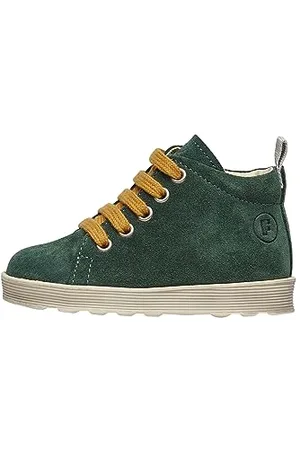 Falcotto Evaert Zip, Scarpe Da Bambini Bimbo 0 24, Verde (Green), 18 EU