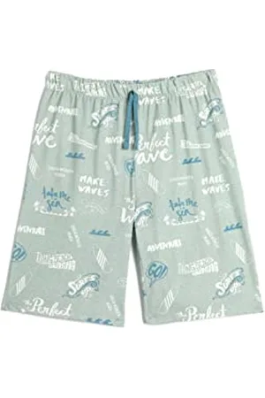 Koton Shorts Drawstring Printed Cotton Pantaloncini, (7d5), 5-6 Anni Boys