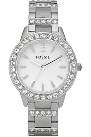 Fossil Orologio Jesse da donna, movimento al quarzo, cassa in acciaio inossidabile 34 mm e bracciale in acciaio inossidabile, ES2362