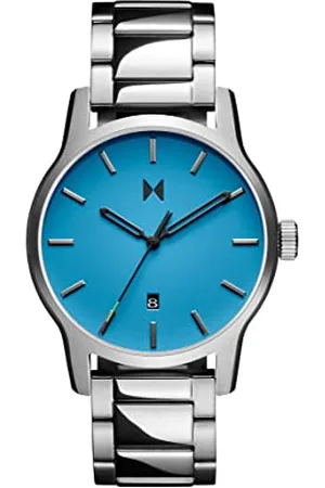 MVMT Orologio Analogico al Quarzo da uomo con cinturino in acciaio inossidabile argentato - 28000315-D