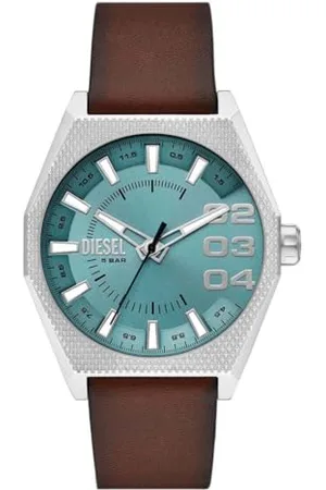 Diesel Orologio Analogico al Quarzo Uomo con Cinturino in Silicone DZ2174