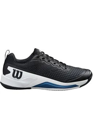 Wilson Rush PRO 4.5, Tennis Shoe Uomo, Black/White/Ensign Blue, 49 1/3 EU