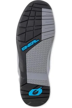 Oneal | Stivali Motocross | Enduro Motorcycle | Suola antiscivolo per la massima aderenza, zona tallone ergonomica, fodera perforata | Stivali RMX | Adulto | Nero-Grigio | Taglia 44