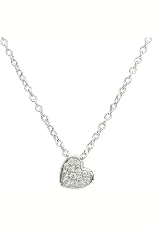 MONTEVERDI MONJ-NL0070 - Collana da donna in sterling 925 rodiato, lunghezza 45 cm, Eine Grösse, sterling, Nessuna pietra preziosa