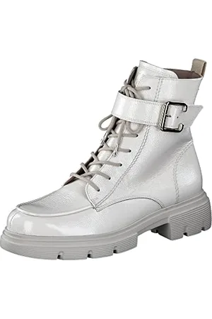Paul Green Donna Stivaletti 9879, Signora Stivaletti con Piattaforma Larghezza: Normale (Wms),Boots,Stivali,Offwhite (Ivory),40 EU / 6.5 UK