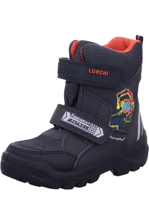 Lurchi 63L1033014, Stivali da Neve, Black-Red, 29 EU Larga