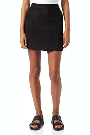 VERO MODA Vmdonnadina Faux Suede Short Skirt Noos Gonna, , M Donna