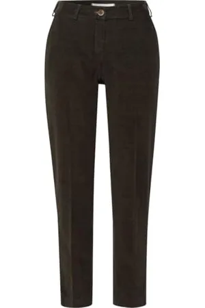 Brax Style Maron S Structure Velvet Pantaloni, , 31W x 32L Donna