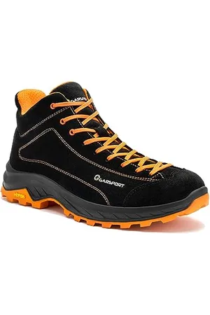 Garsport Rozes Mid, Scarpa da Trekking Uomo, Nero/Arancio, 41 EU
