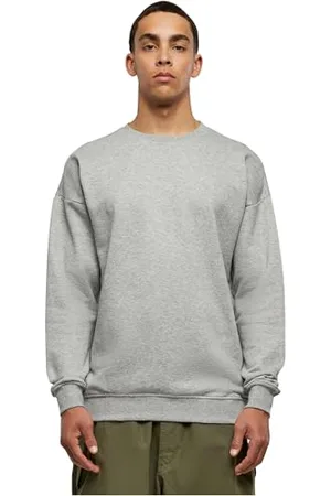 Urban classics Felpa Uomo Oversize a Maniche Lunghe, Maglione per l´inverno, Polsini e Vita Elastici, Colore , Taglia L