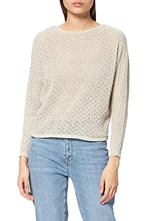 ONLY ONLRONYA Life L/S Back Pullover Knt Noos Maglione, , S Regular Donna