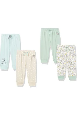 Amazon Disney | Marvel | Star Wars | Princess Pantaloni Bimba, Pacco da 4, , 0 Mesi