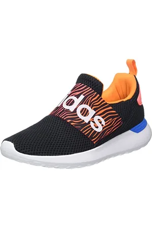 adidas Lite Racer Adapt 4.0 I, Scarpe da Ginnastica Basse Unisex - Bambini, Nucleo Nero/Rosso Acido/Blu Rush, 22 EU