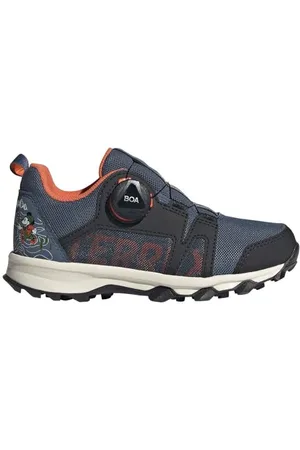 adidas Terrex Disney Agravic Boa Trail Running Shoe, Scarpe, Wonder Steel/Core Black/Orange, 31 EU