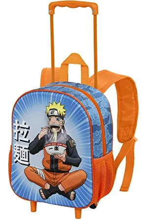 Naruto Ramen-Zaino 3D con Ruote Piccolo, , 26 x 34 cm, Capacità 12.5 L