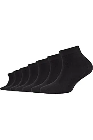 Camano 9302 Calzettoni, (Black 0005), 31 cm-34 cm (Pacco da 7) Bambini e Ragazzi