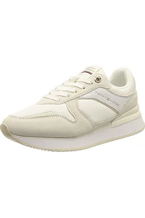 Tommy Hilfiger Sneakers da Runner Donna Elevated Feminine Runner Scarpe Sportive, (White), 41 EU