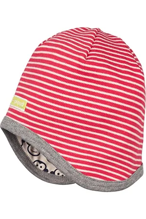 loud + proud Wendemütze aus Bio Baumwolle, GOTS Zertifiziert Cappellopello, (Tomato To), 43/45 (Taglia Produttore: 86/92) Unisex-Bimbi