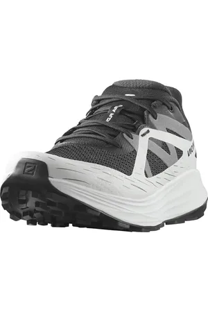 Salomon Ultra Flow Scarpe da Trail Running da Uomo, Comfort immediato, Ammortizzazione dalla strada ai trail, A prova di terreni misti, Black/Glacier Gray/Quiet Shade, 49 1/3 EU
