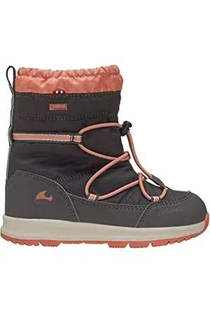 Viking Ok​s​v​a​l​ Hi​g​h​ GTX Wa​r​m​, Stivali da Neve Unisex - Bambini e ragazzi, Multicolore (Dark grey/Peach), 31 EU