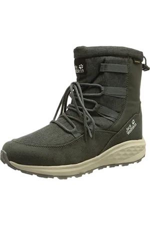 Jack Wolfskin Nevada Texapore Mid W, Stivali da Neve Donna, Fantasma Verde Scuro, 36 EU