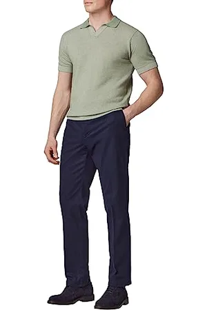 Hackett Hackett C Chino Sanderson Pantaloni, (Navy Blazer), 31W/30L Uomo