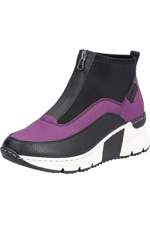Rieker N6352, Stivali Corti Donna, Rosa, 40 EU
