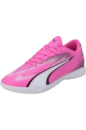 PUMA Ultra Play IT, Soccer Shoe Unisex-Adulto, Poison Pink White Black, 43 EU