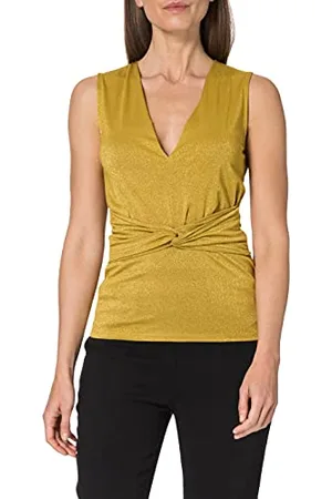 Sisley S/L V Neck Sweater 34ADL4155 T-Shirt, , M Donna