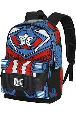 Marvel Captain America Tekk Costume-Zaino HS FAN 2.0, , 30 x 41 cm, Capacità 22 L