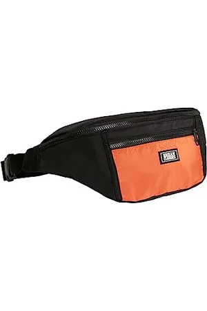 Urban classics Borsa a tracolla a 2 toni, (Blk/Orange), 17x9x45 cm (B x H x T)