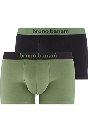 Bruno Banani Short 2Pack Flowing Boxer a Pantaloncino, , M (Pacco da 2) Uomo