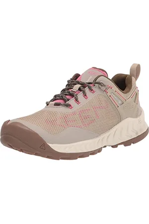Keen NXIS Evo Waterproof, Scarpe da Escursionismo Donna, Plaza Taupe/Ibis Rose, 40 EU