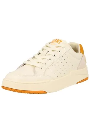GANT Ellizy, Scarpe da Ginnastica Donna, Bianco, Giallo, 38 EU