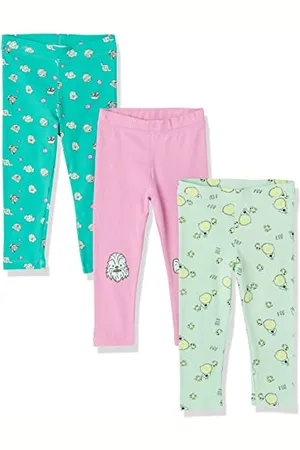Amazon Disney | Marvel | Star Wars | Frozen | Princess Leggings Bambine e Ragazze, Pacco da 3, , 6-7 Anni