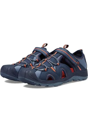 Merrell Hydro 2, Sandali da Pescatore Unisex-Adulto, Navy/Orange, 37 EU
