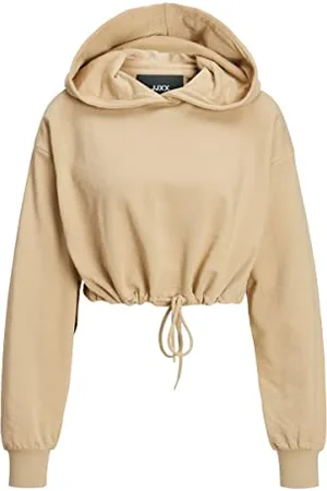 JJXX Jxalfa Loose Every Crop Felpa con Cappuccio, , XS Donna
