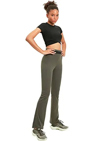 Trendyol Abbigliamento Sportivo Vita Normale Pantaloni della Tuta Dritti, , M Donna
