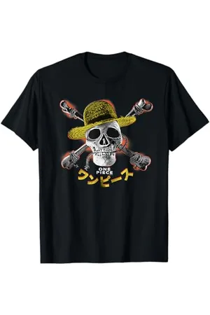 Onepiece Straw Hat Jolly Roger Maglietta