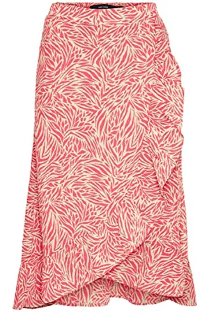 VERO MODA Vmsara Gunna HW Calf Skirt Wvn Gonna, , X-Small Donna