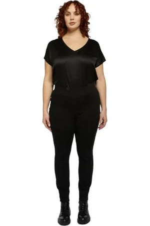 Fiorella rubino : Jeggings Neri Curvy Size Stagione Primavera Estate 2024.