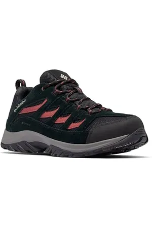 Columbia Crestwood WP, Scarpe da Trekking Basse Uomo, Black/Spice, 44.5 EU